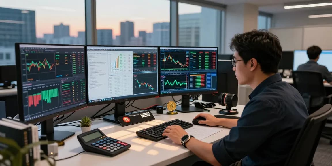 Отзывы о Bitmex: трейдеры обсуждают криптовалюты в офисе с экранами