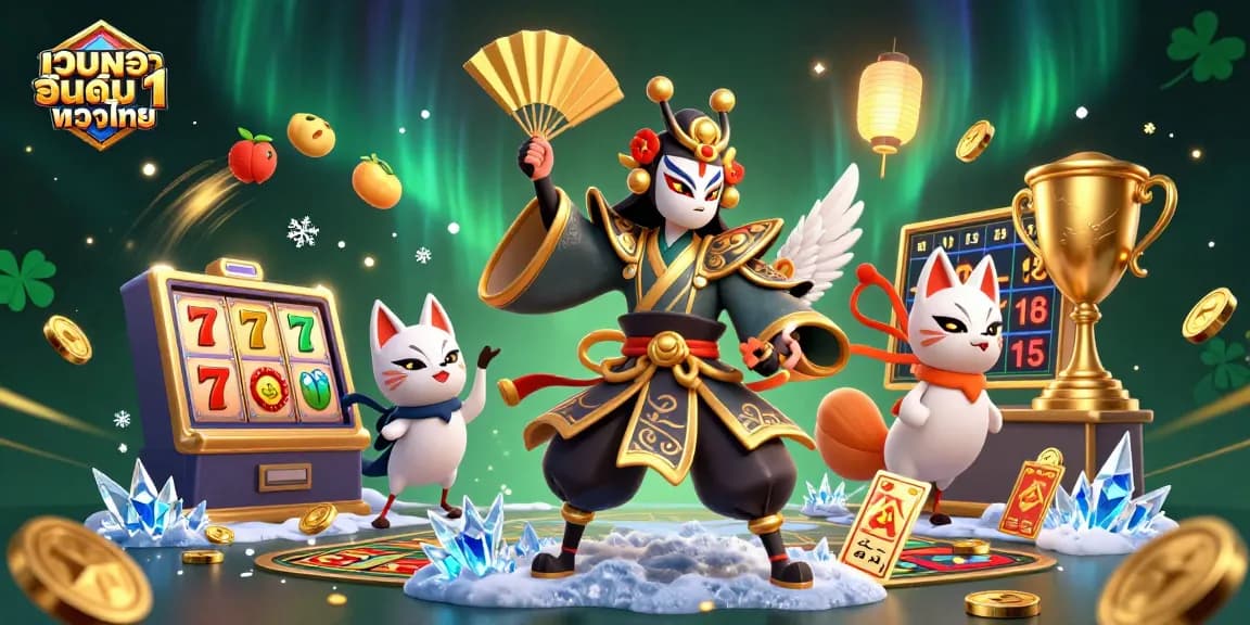 เล่นเกมสล็อตในเว็บตรง อันดับ 1 ของไทย พร้อมกับฟีเจอร์เด็ดและบรรยากาศที่น่าตื่นเต้น