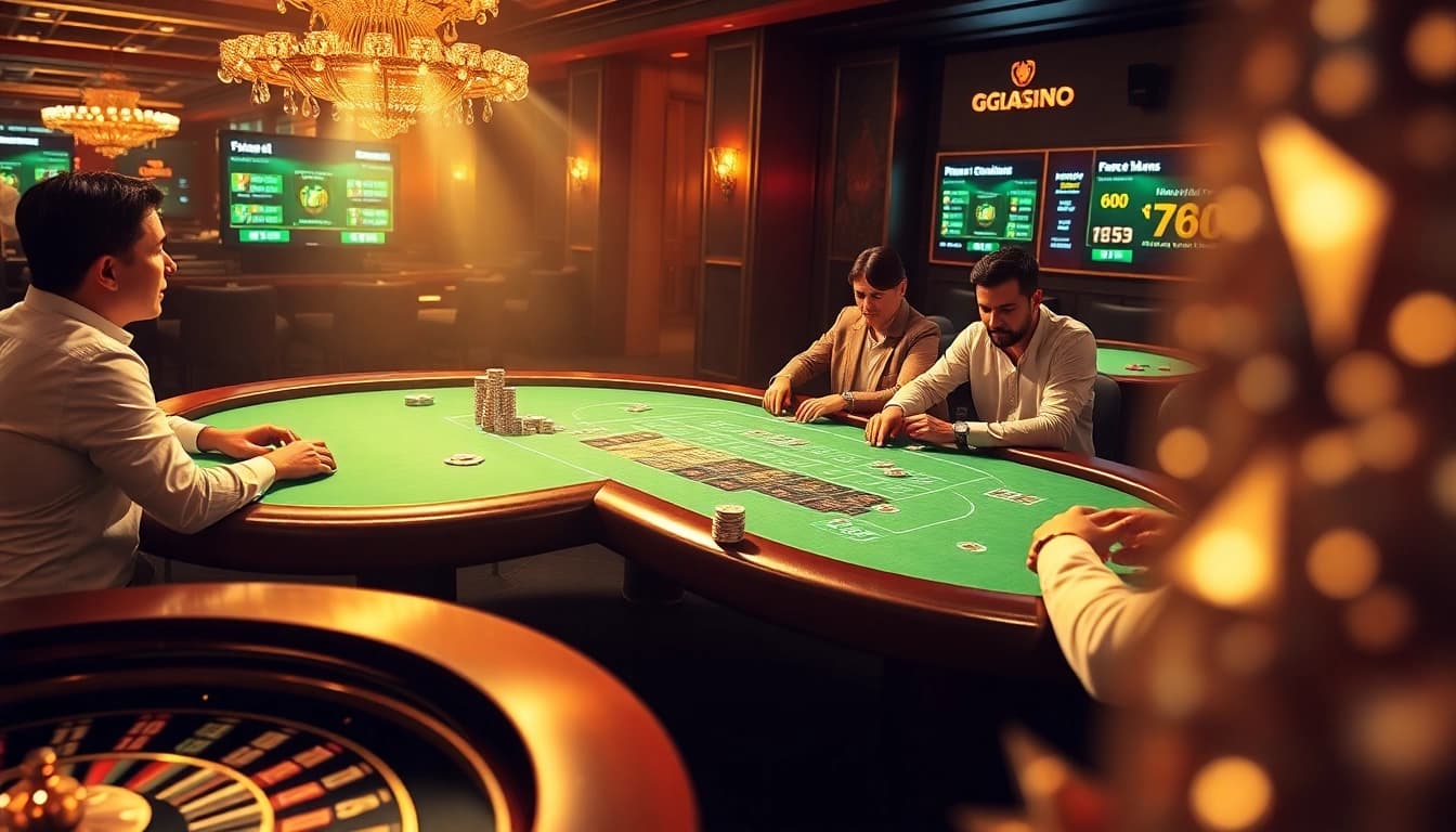 Experience excitement at GG88 casino with thrilling poker games and vibrant betting action.