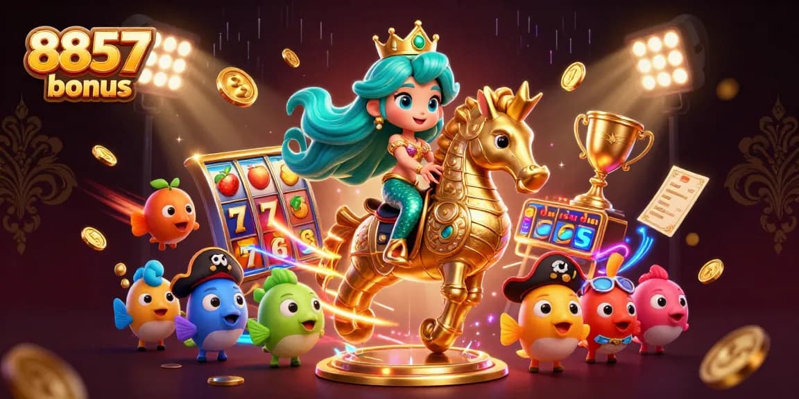Ganhe com o 8857 bônus em uma impressionante ilustração de cassino online, promovendo diversão e emoções.
