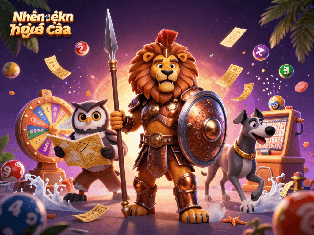 Engage with "Nhận định kèo nhà cái" through an exciting casino strategy scene featuring vibrant gambling elements.
