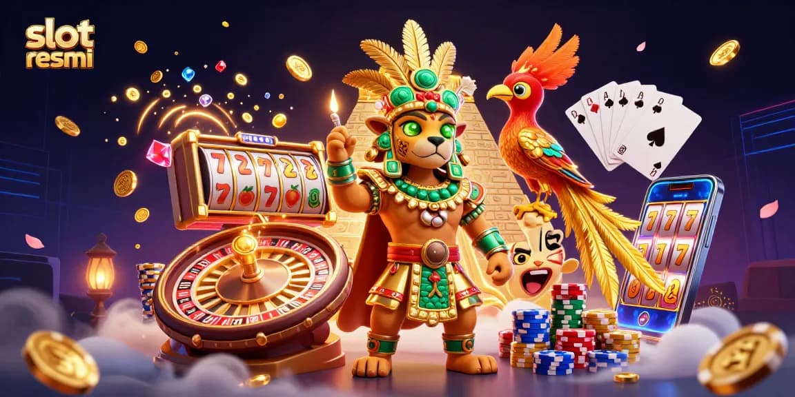Putar slot resmi dengan kemenangan besar di bawah awan mistis dan simbol kuno.