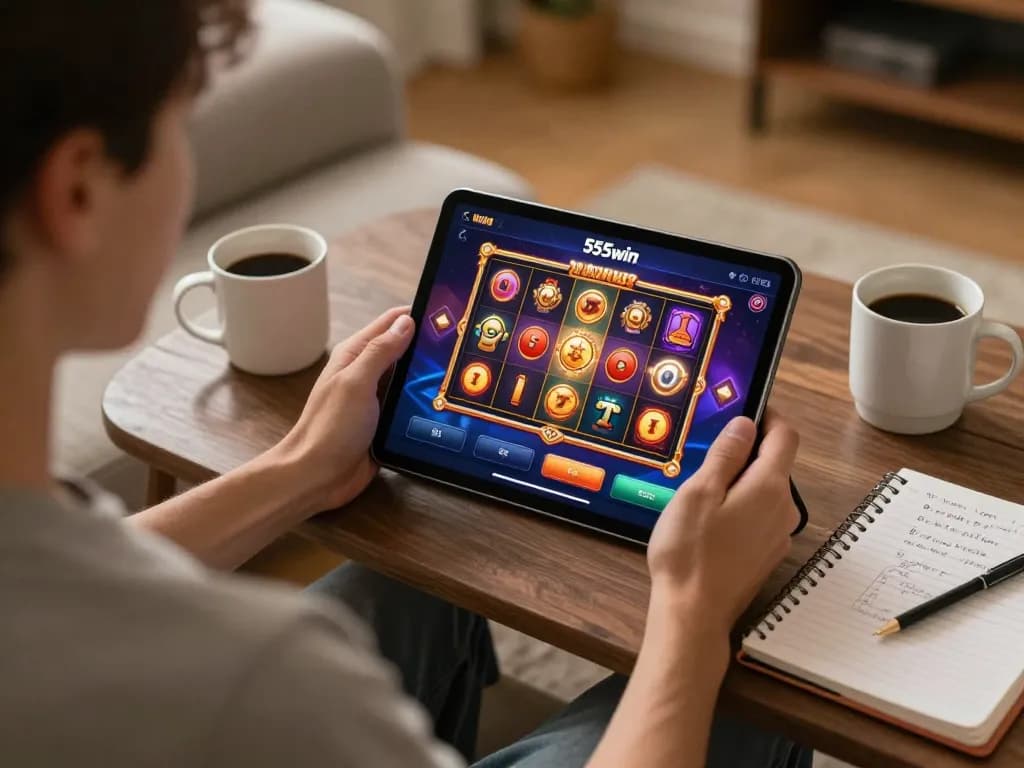 Engaging with 555win mobile casino app for an exciting online gaming experience at home