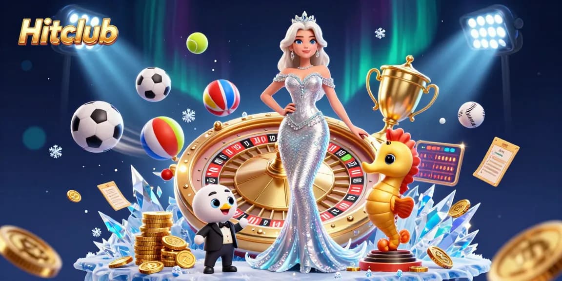 Engage with Hitclub at a captivating casino event featuring vibrant gameplay action.