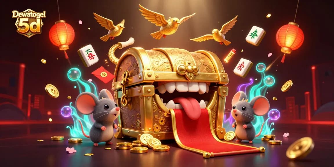 Experience exciting gameplay with Dewatogel 5d, featuring vibrant casino elements and captivating 3D characters.