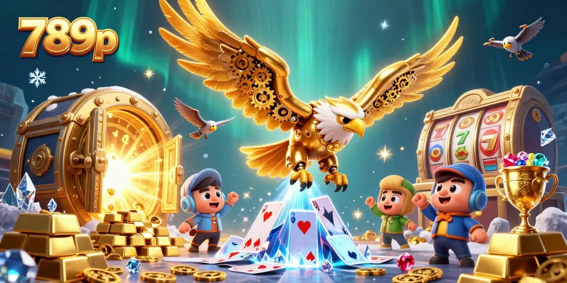 Experience thrilling gaming action at 789p with vibrant treasures and holographic cards.