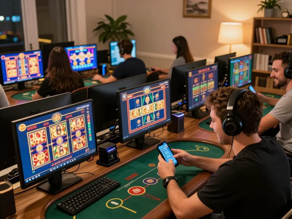 du88 players celebrating wins while engaging in online casino gaming on mobile devices.