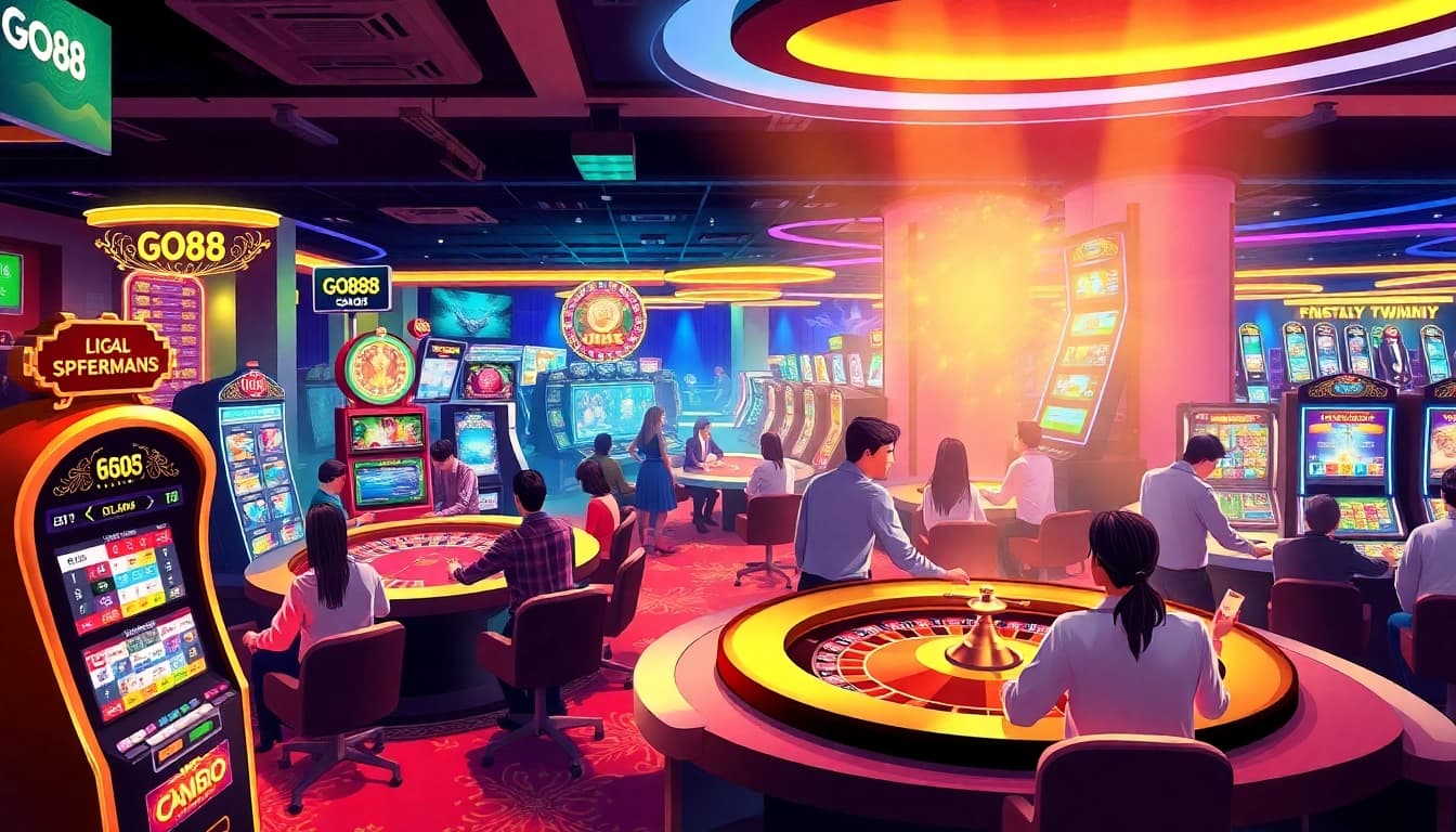 Experience the excitement of Go88 online casino with vibrant games and engaging live dealers.
