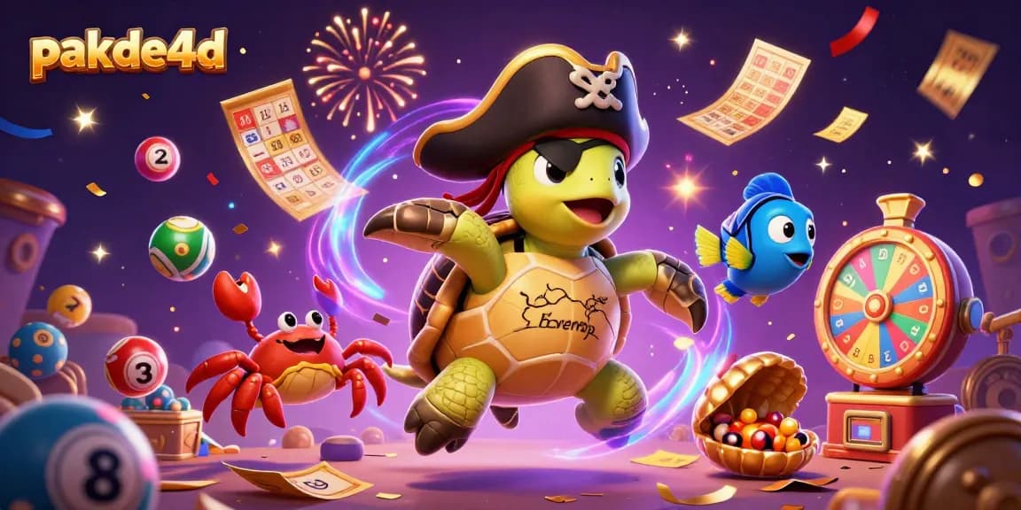 Join pakde4d for an exciting lottery adventure with colorful balls and dynamic treasures.