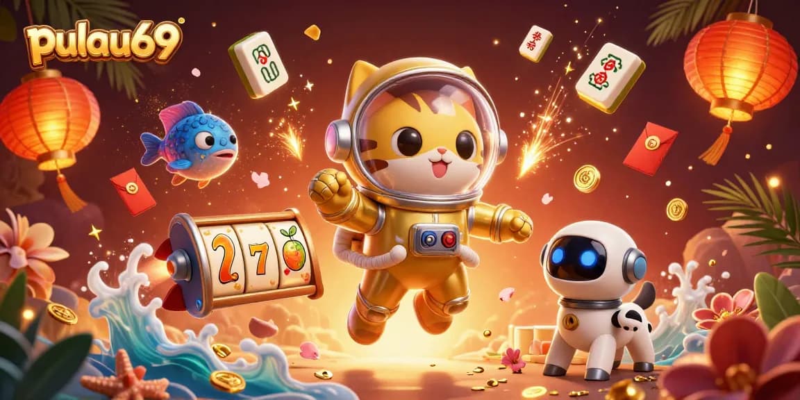 Engage with pulau69's exceptional gaming world featuring a vibrant casino scene.