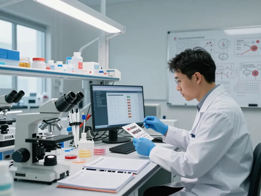 MB66 film preparation in health research lab showcasing innovative antiviral technology and research equipment.