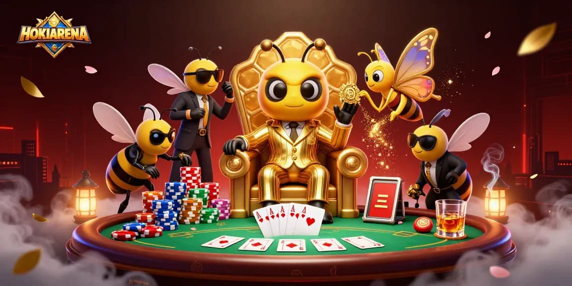 HOKIARENA menyuguhkan suasana bermain poker yang penuh semangat dengan karakter unik dan elemen permainan yang menarik.