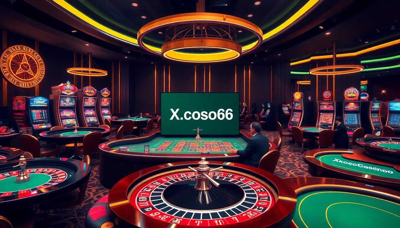 Xoso66 players enjoying an exciting online casino atmosphere with engaging games.