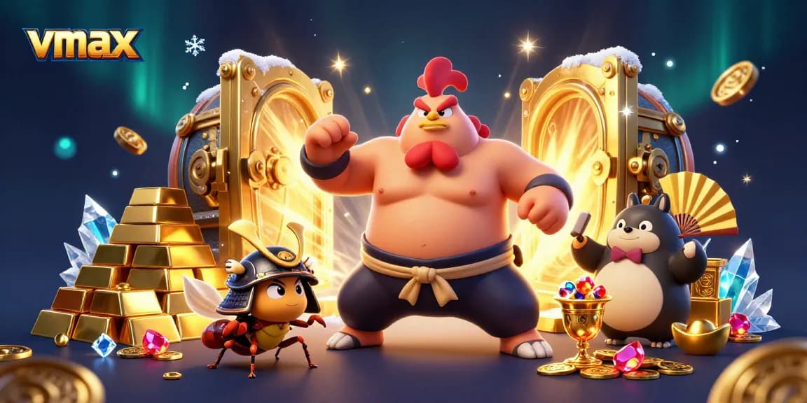 Experience the excitement of vmax gaming with powerful characters and treasure-filled settings