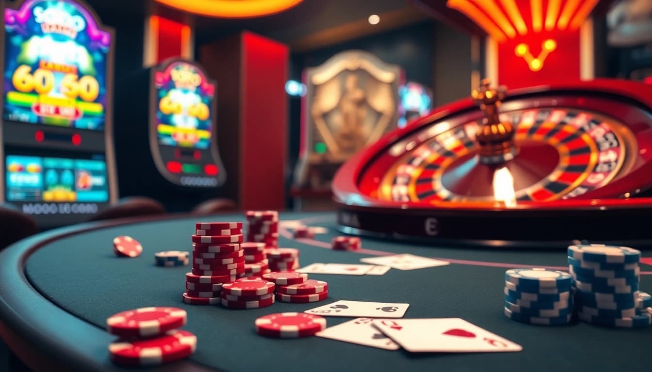 SODO66 players engaging in high-stakes online gaming with luxury casino elements.