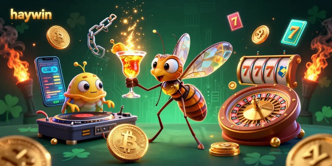 Experience the excitement of haywin's casino with vibrant characters and dynamic gaming elements.