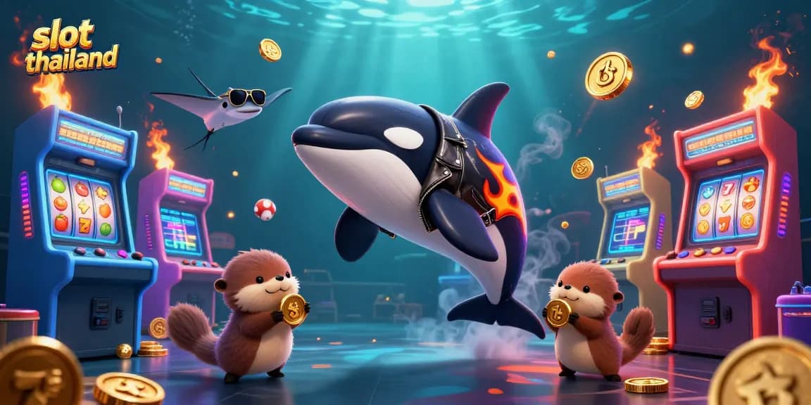 Experience the thrill of slot thailand with a dynamic underwater scene featuring magical marine characters and gold!