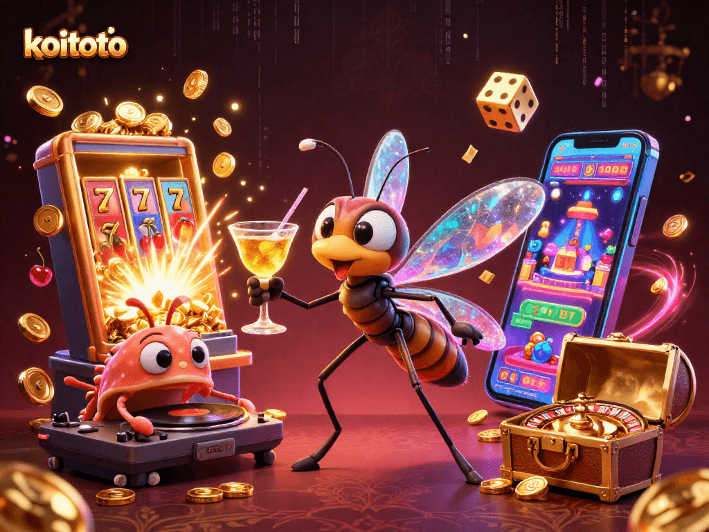 Koitoto menawarkan pengalaman bermain slot gacor yang seru dengan simbol jackpot menarik dan berbagai permainan interaktif.