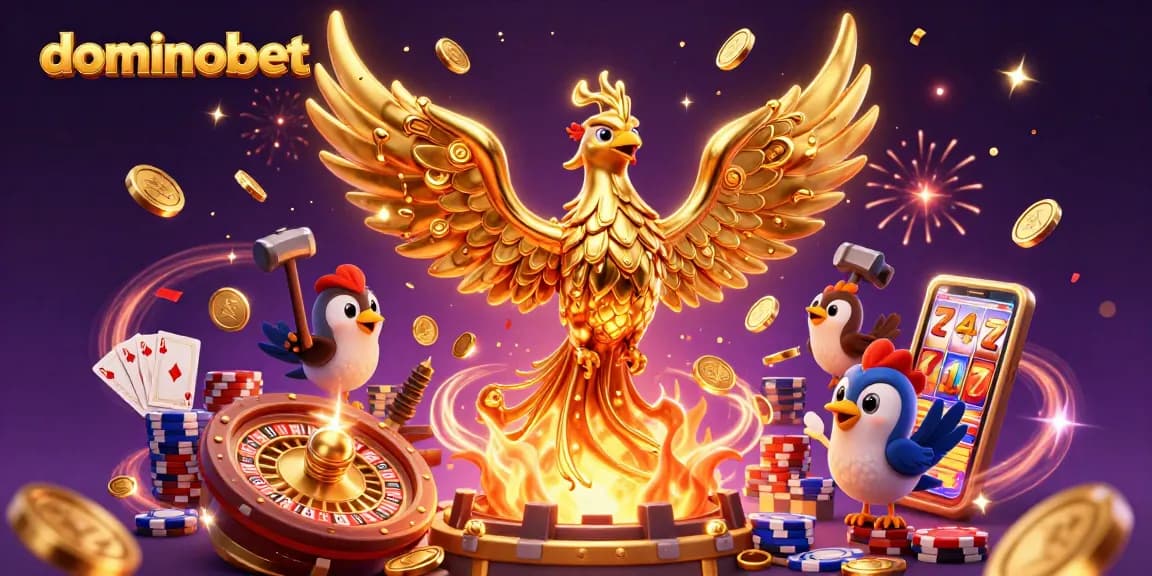 Menyaksikan Slot Gacor Dominobet dengan tampilan ringan serta akses cepat bersama ribuan koin emas terbang.
