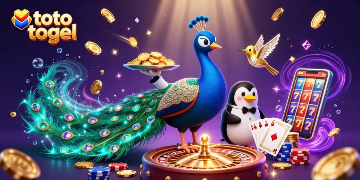 Experience the thrill of toto togel with vibrant, 3D casino characters and dynamic game elements.