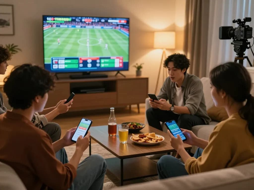 Sbo top betting strategies showcased with friends engaged in lively online sports betting.