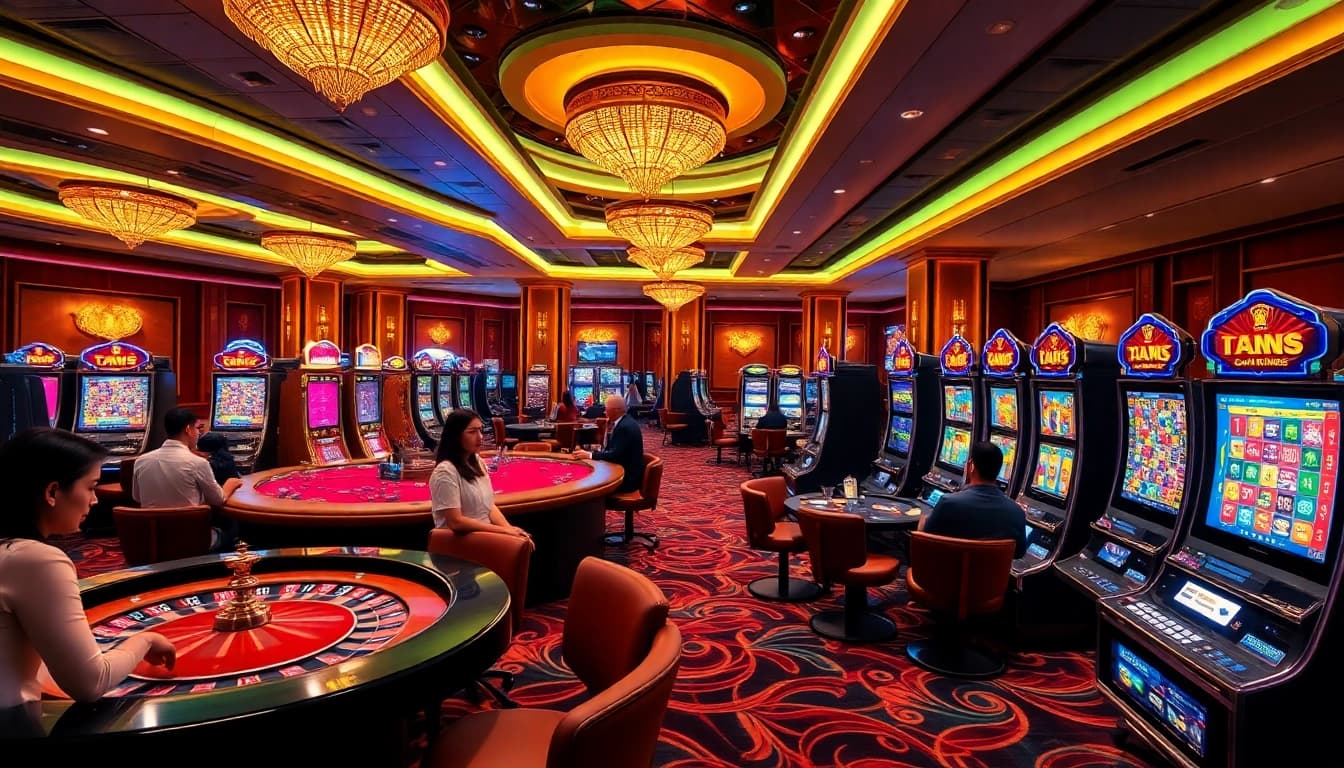 Experience the excitement of https://hay88.my/ with thrilling online gambling visuals showcasing players and games.