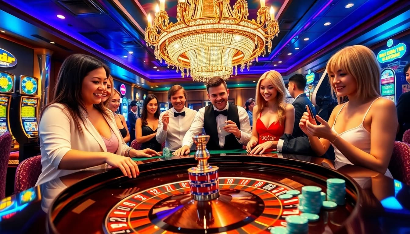 Experience the thrill of gambling at https://lu88bb.com/ with elegant roulette and engaged players.