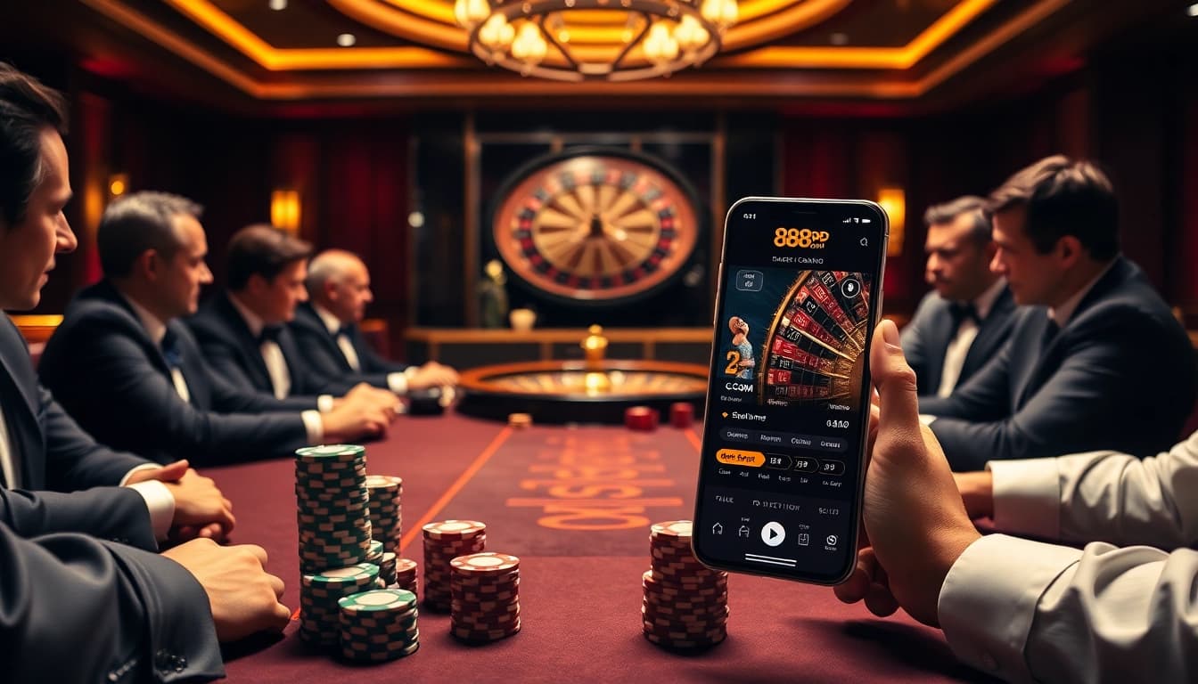 Join the excitement at 888P COM with players engaged in a thrilling poker game.