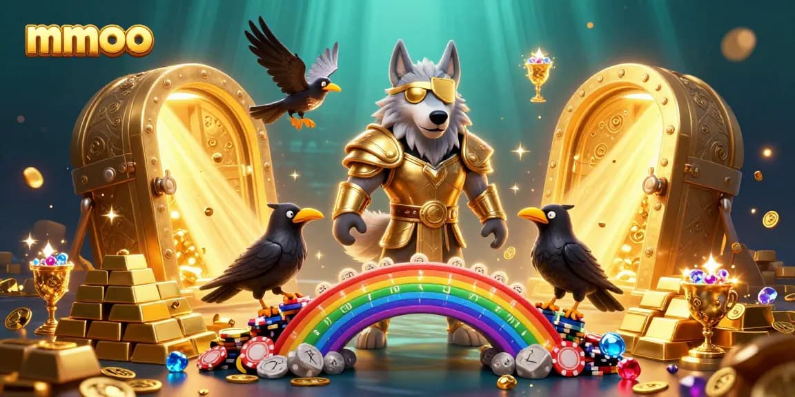 Join the thrilling world of mmoo with Odin and ravens weaving a casino fantasy among treasures.