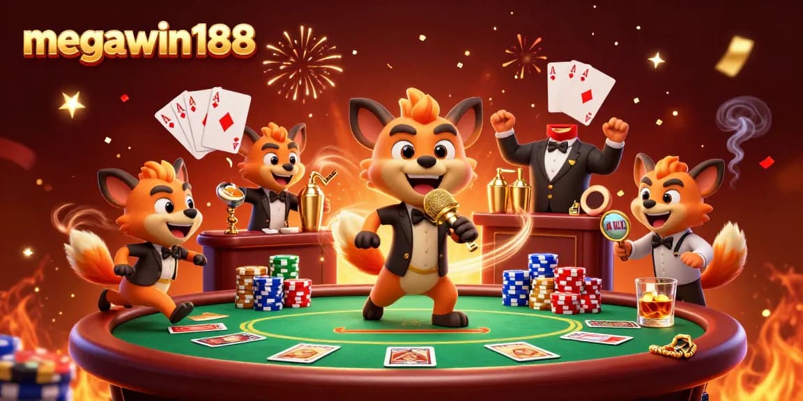 Megawin188 menghadirkan suasana kasino dengan hyena dalam budaya komedi.