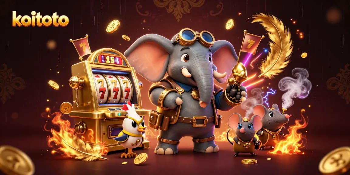 Koitoto menghadirkan slot dengan peluang menang tinggi ditampilkan melalui ilustrasi steampunk yang inovatif.