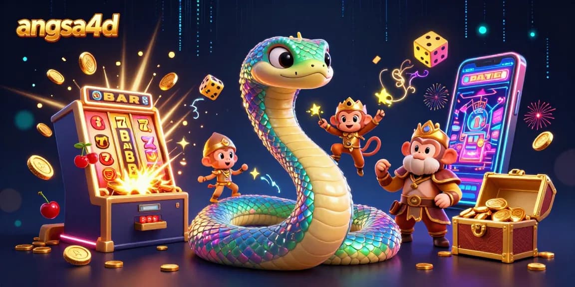 Experience exciting jackpots and vibrant gameplay at angsa4d with captivating characters and casino symbols.