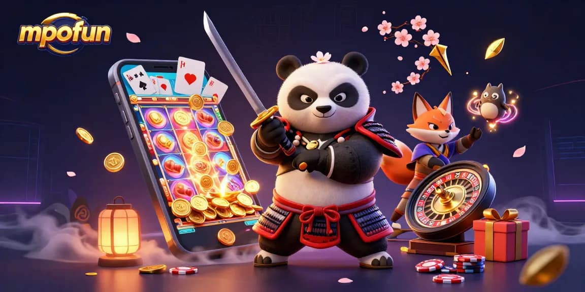 MPOFUN offers exciting slot gaming with vibrant characters and captivating visuals in a thrilling 3D illustration.