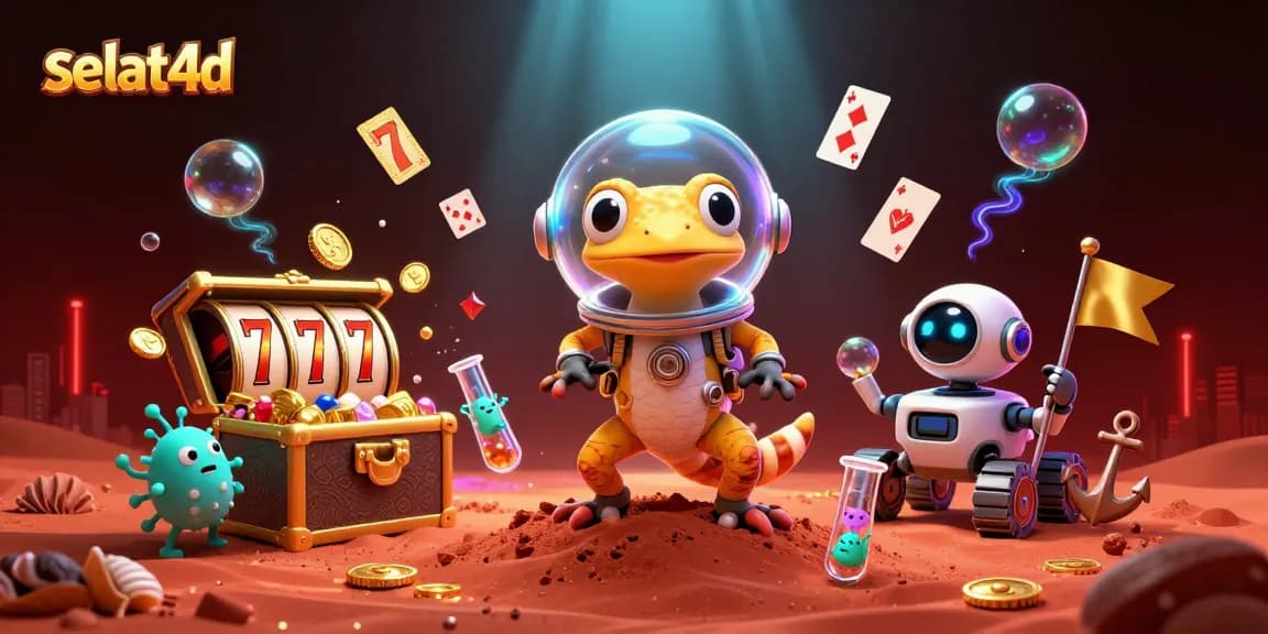 Experience exciting slot games in selat4d's thrilling Martian casino adventure.