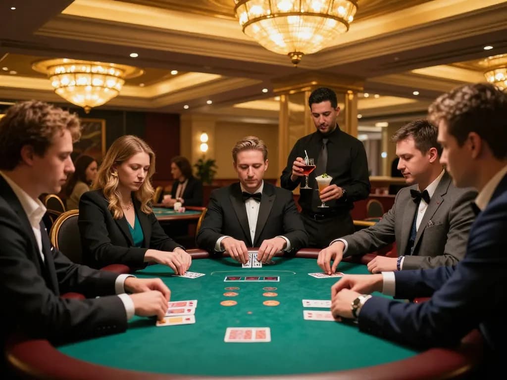 Experience thrilling gameplay at SV88 with players at upscale poker table