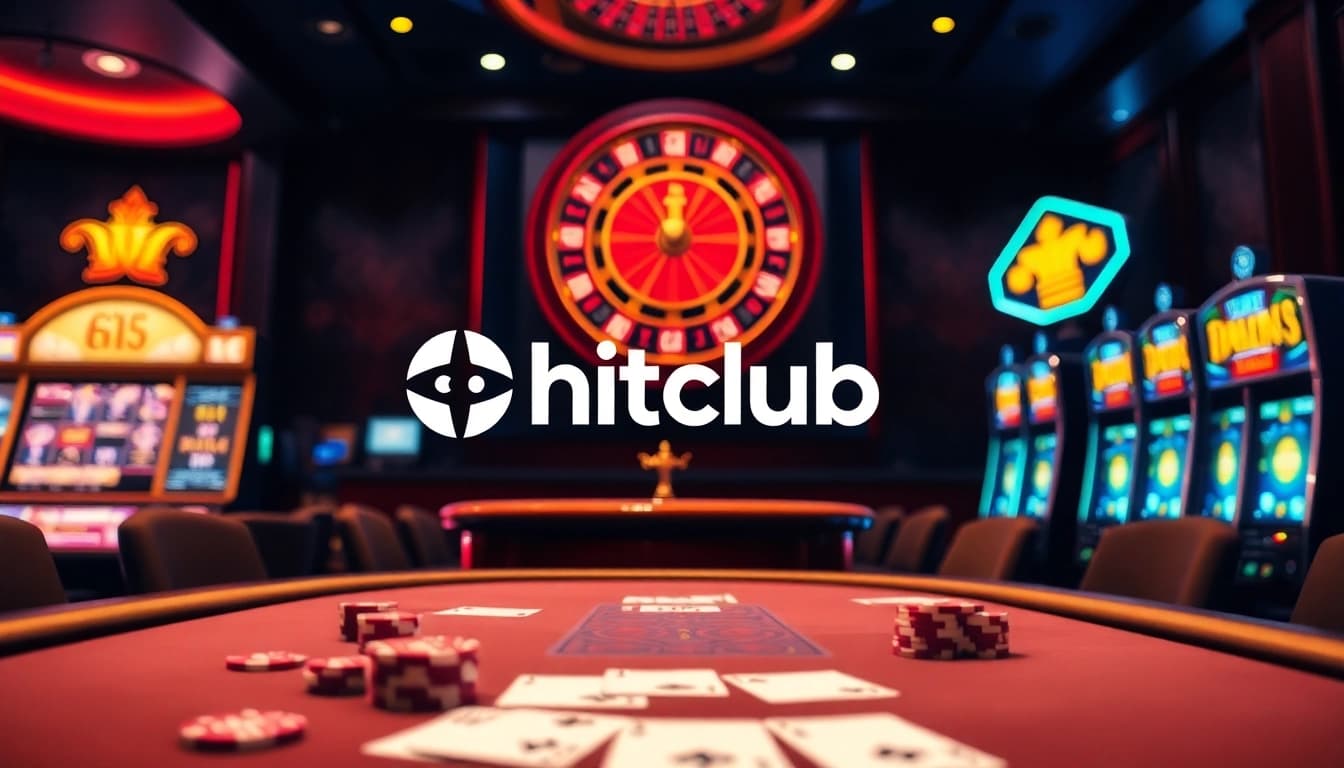 Experience excitement with hitclub's vibrant casino atmosphere featuring games and rewards.