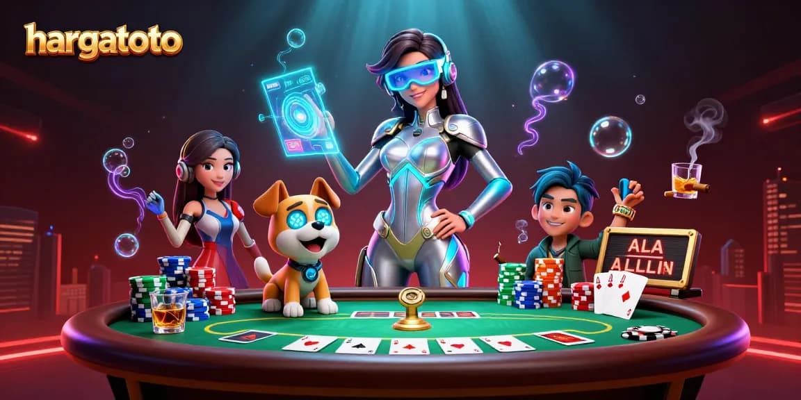 Terlibatlah dengan pengalaman hargatoto yang menarik yang menampilkan karakter 3D yang dinamis dan elemen kasino.