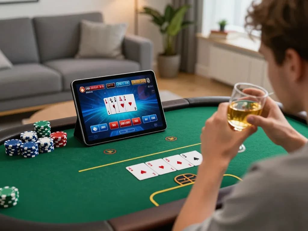 Play poker at 78win online casino with a vibrant user interface and cozy atmosphere.
