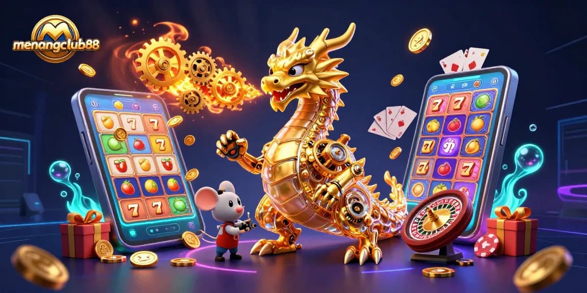 Engage with menangclub88 while spinning vibrant slot reels filled with gold and excitement.