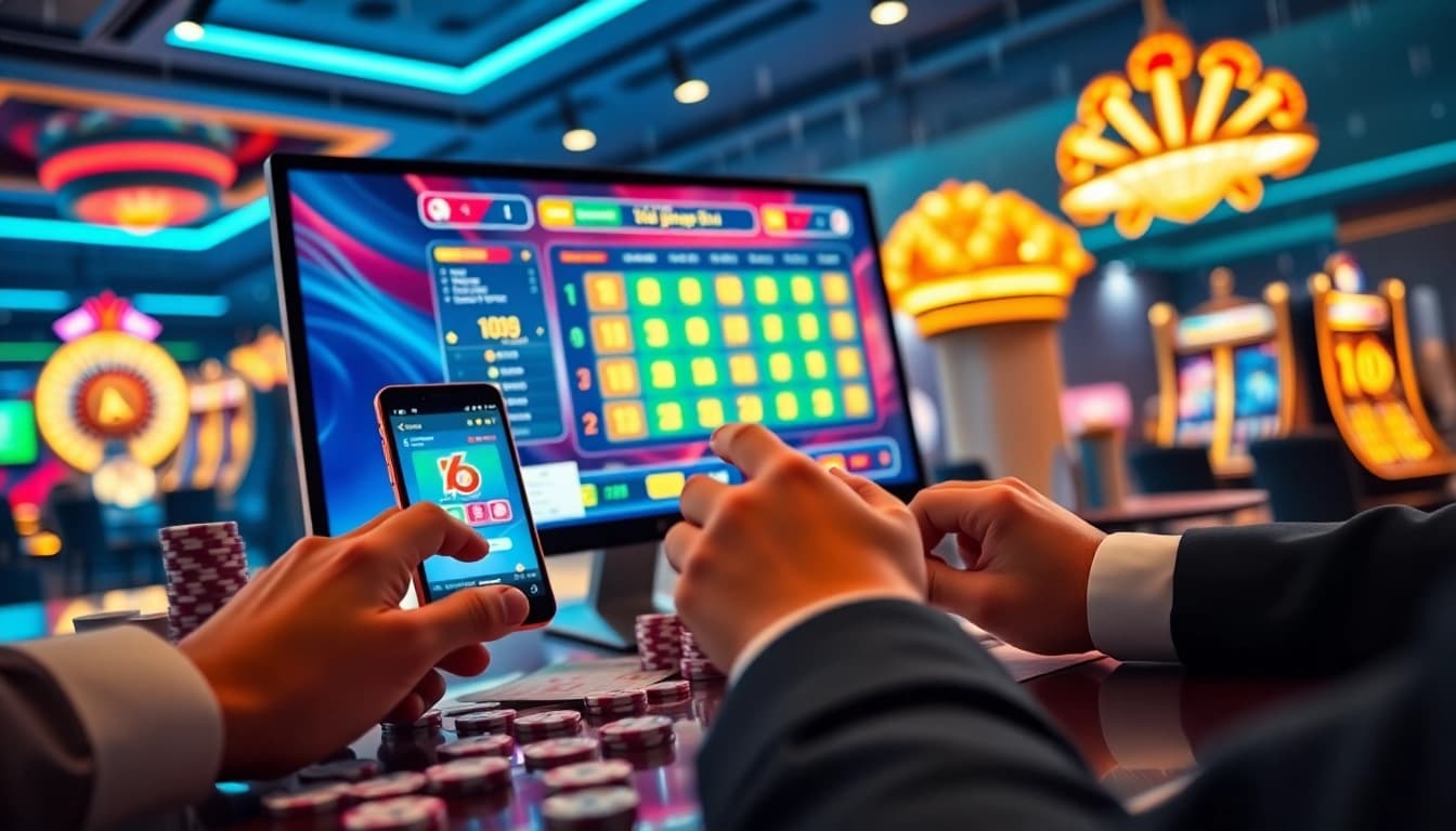 Engaging lô đề trực tuyến betting interface showcasing fast-paced number betting and real-time results