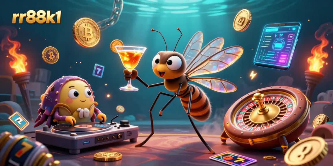 Engage in thrilling games and experience the vibrant atmosphere of rr88k1 casino with 3D animated characters.