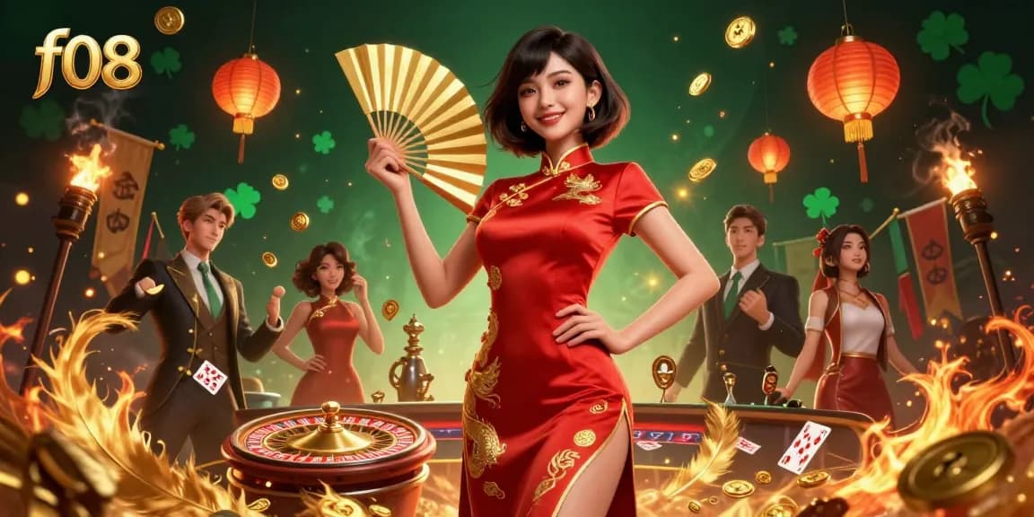 Rasakan dunia vibrant f08 dengan adegan kasino online langsung yang menakjubkan yang menampilkan karakter-karakter menarik.