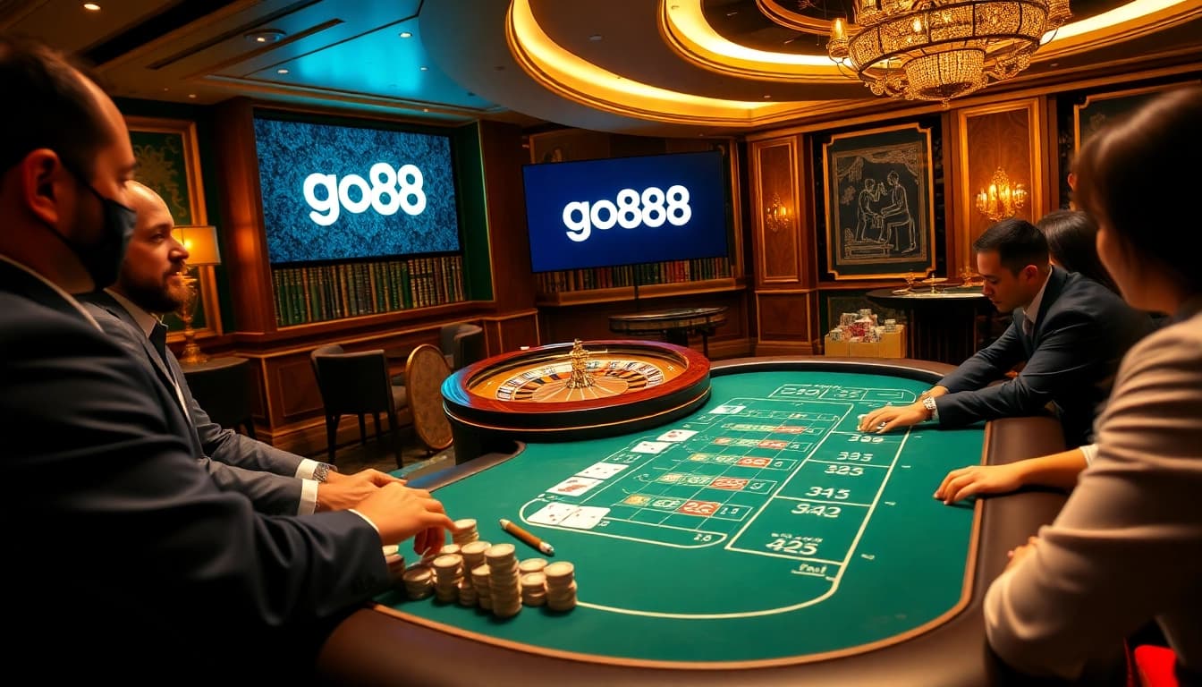 Experience the excitement of go88 with vibrant casino gameplay and elegant decor.