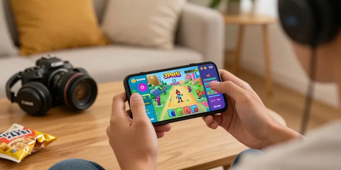 Download Game on mobile with 3 Patti World in a cozy living room environment