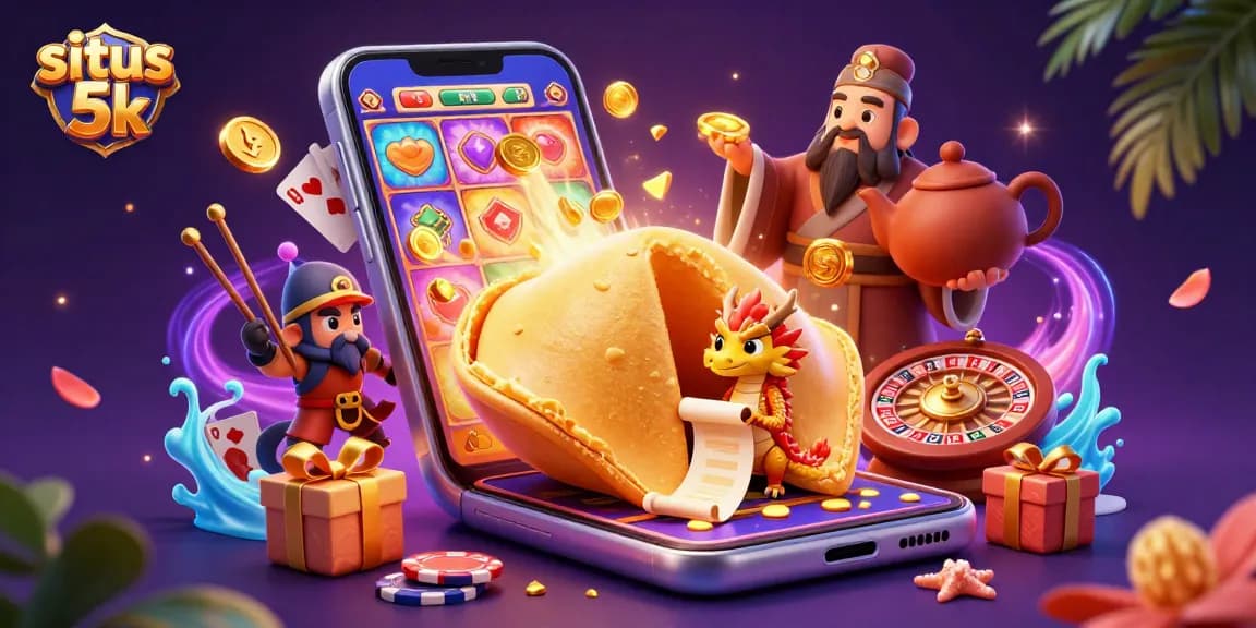 Experience the magical slot adventures at situs 5k with vibrant characters and casino themes.