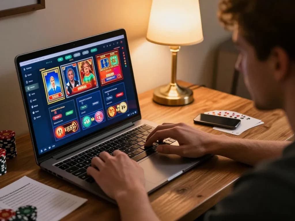 Player engaging with online 99Win casino games while managing bankroll and strategies thoughtfully