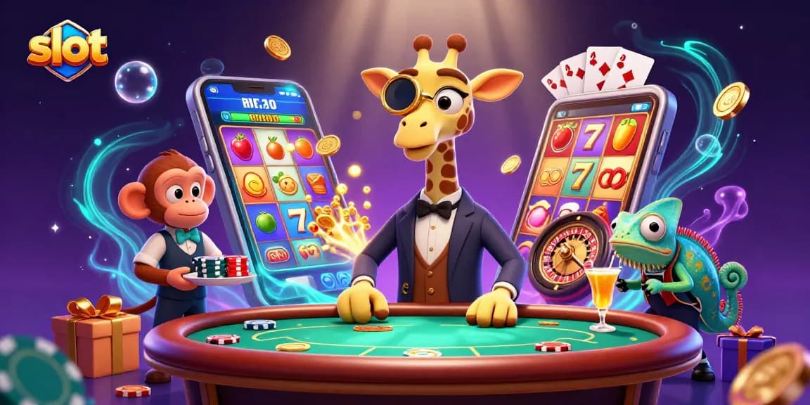 Memainkan slot di kasino online dengan karakter lucu, jackpot, dan kesempatan menang besar.
