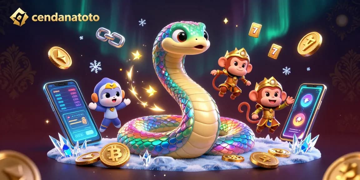Boost your luck with cendanatoto in this vibrant casino illustration featuring magical elements.
