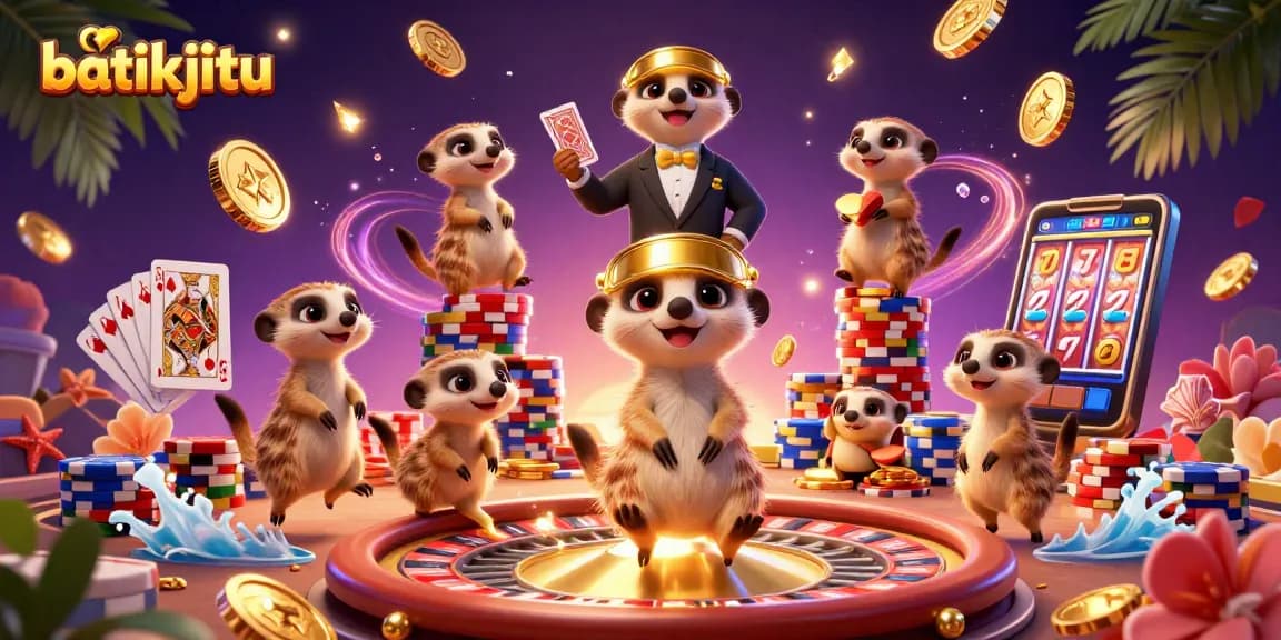 Batikjitu menawarkan pengalaman kasino unik dengan karakter meerkat dalam aksi menyenangkan yang menggoda.