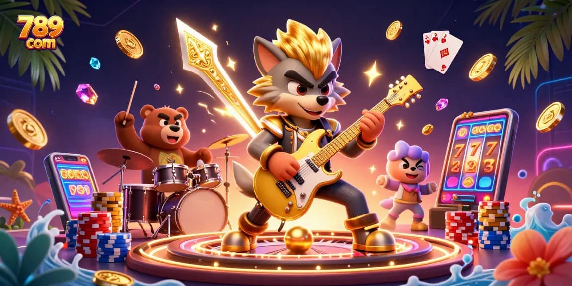 Experience thrilling casino action with 789win com featuring a vibrant rock star celebration.